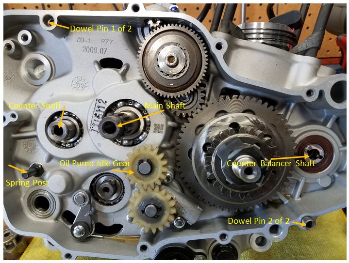RX3 Replace Shift Shaft and Shift Drum Star Tutorial